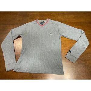 VTG Abercrombie & Fitch Muscle Cotton Knit Long Sleeve Women Small Y2K 2000s